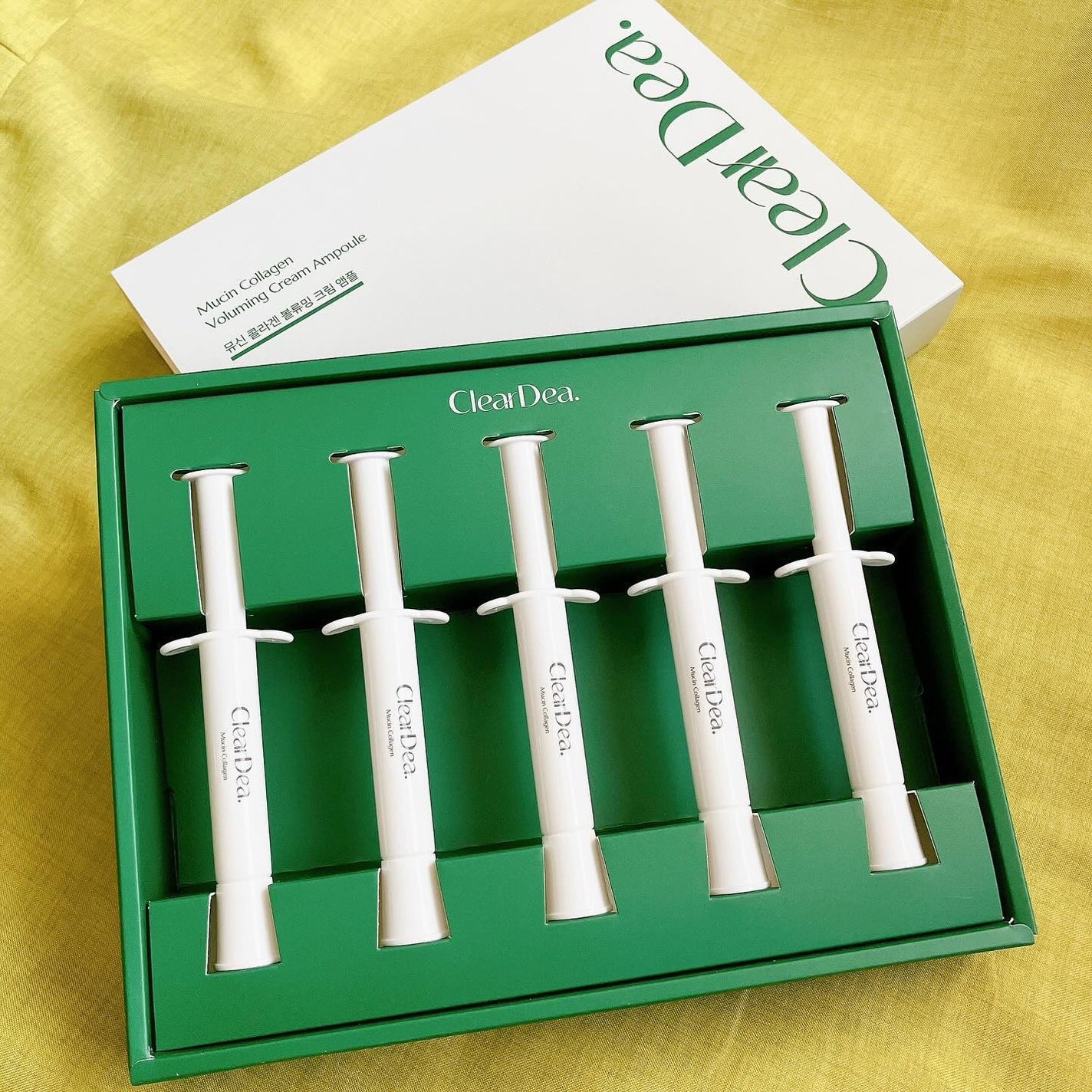 ミューシンコラーゲンボリューミングクリームアンプル/ClearDea./美容液を使ったクチコミ(1枚目)