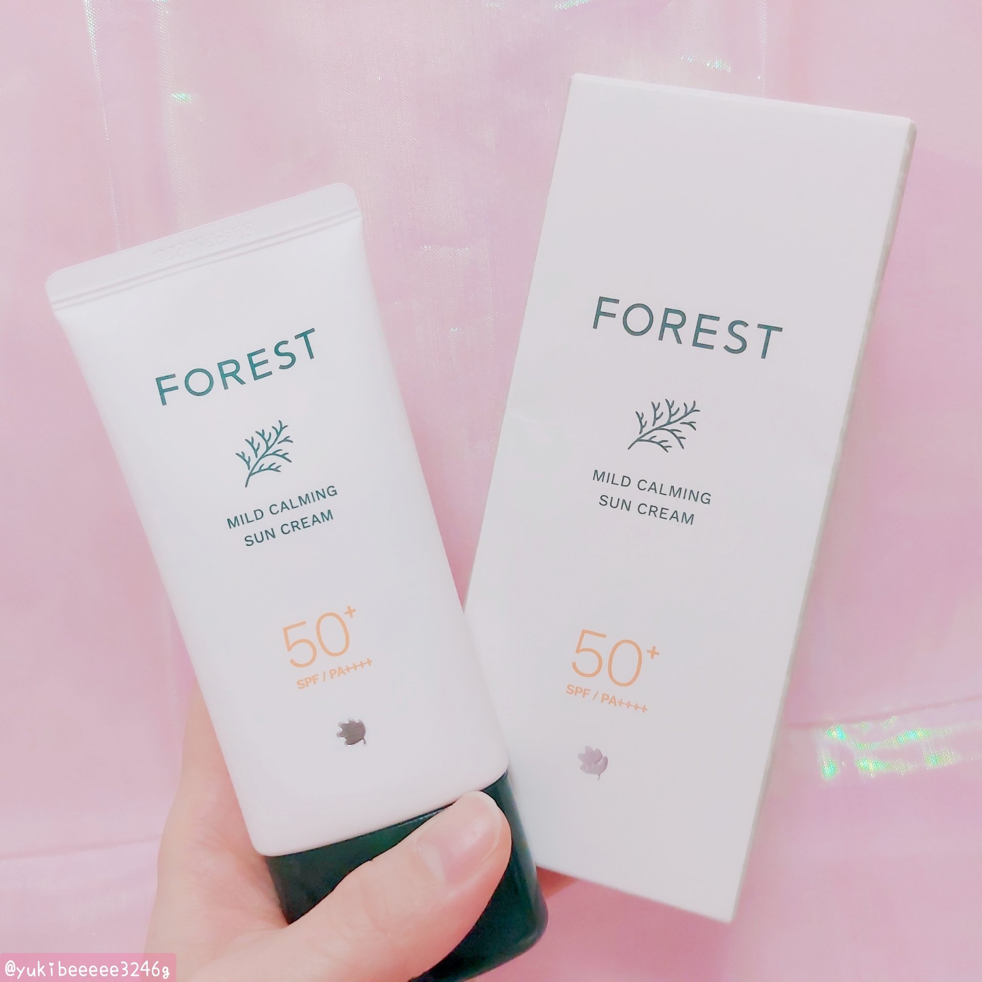 フォレスト マイルドカーミングサンクリーム/FoRest by Greenfinger/日焼け止めクリームを使ったクチコミ（3枚目）