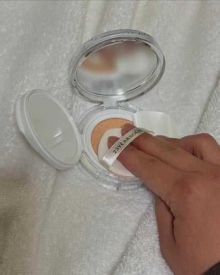 ハートリーフシーンカバークッション/23years old/クッションファンデーションを使ったクチコミ(7枚目)