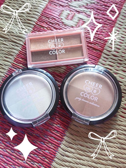 CHEER me COLOR ハイライトパウダー/セリア/パウダーハイライトを使ったクチコミ(1枚目)