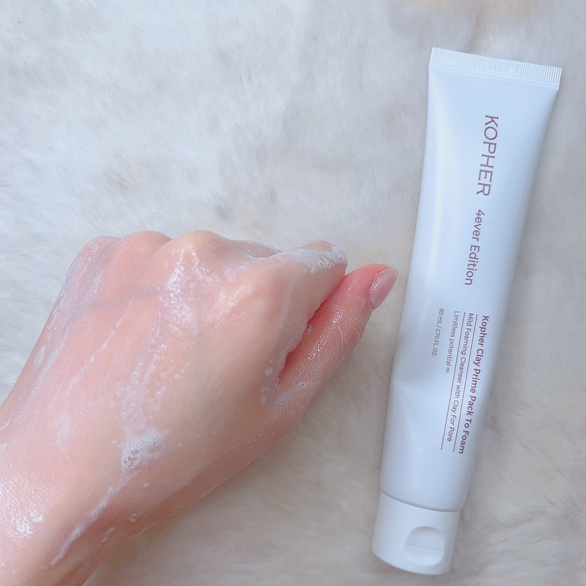 Clay Prime Pack To Foam/KOPHER/洗顔フォームを使ったクチコミ(4枚目)