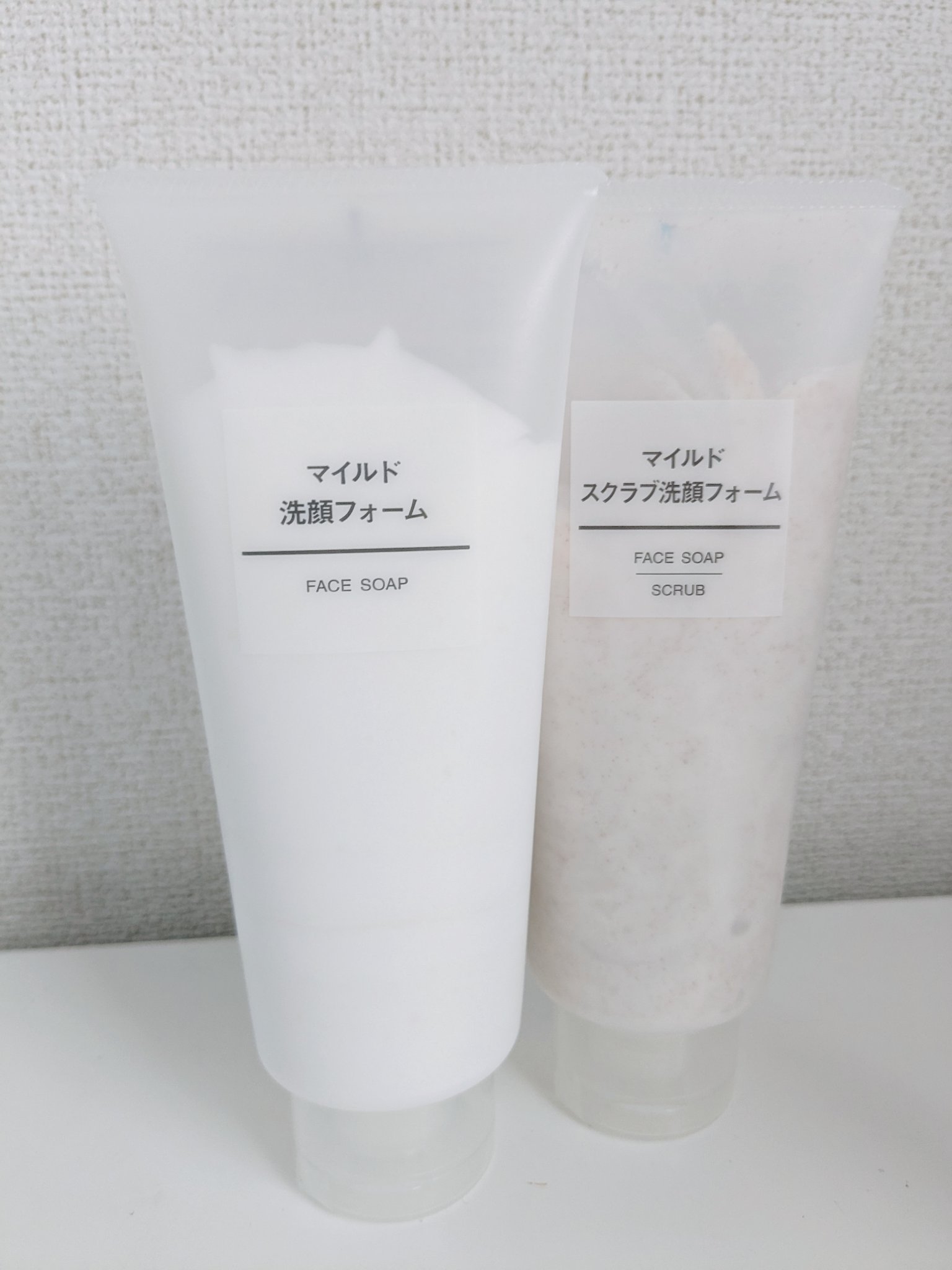 マイルドスクラブ洗顔フォーム/無印良品/スクラブ・ゴマージュを使ったクチコミ（1枚目）