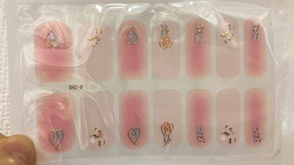 ネイルシール/Qoo10/ネイルシールを使ったクチコミ(3枚目)