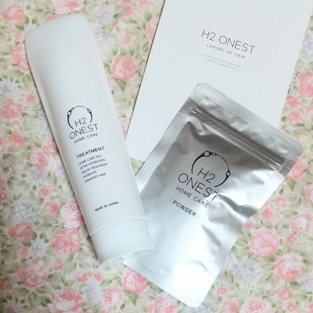 水素パウダー/H2 ONEST/洗い流すヘアトリートメントを使ったクチコミ(1枚目)
