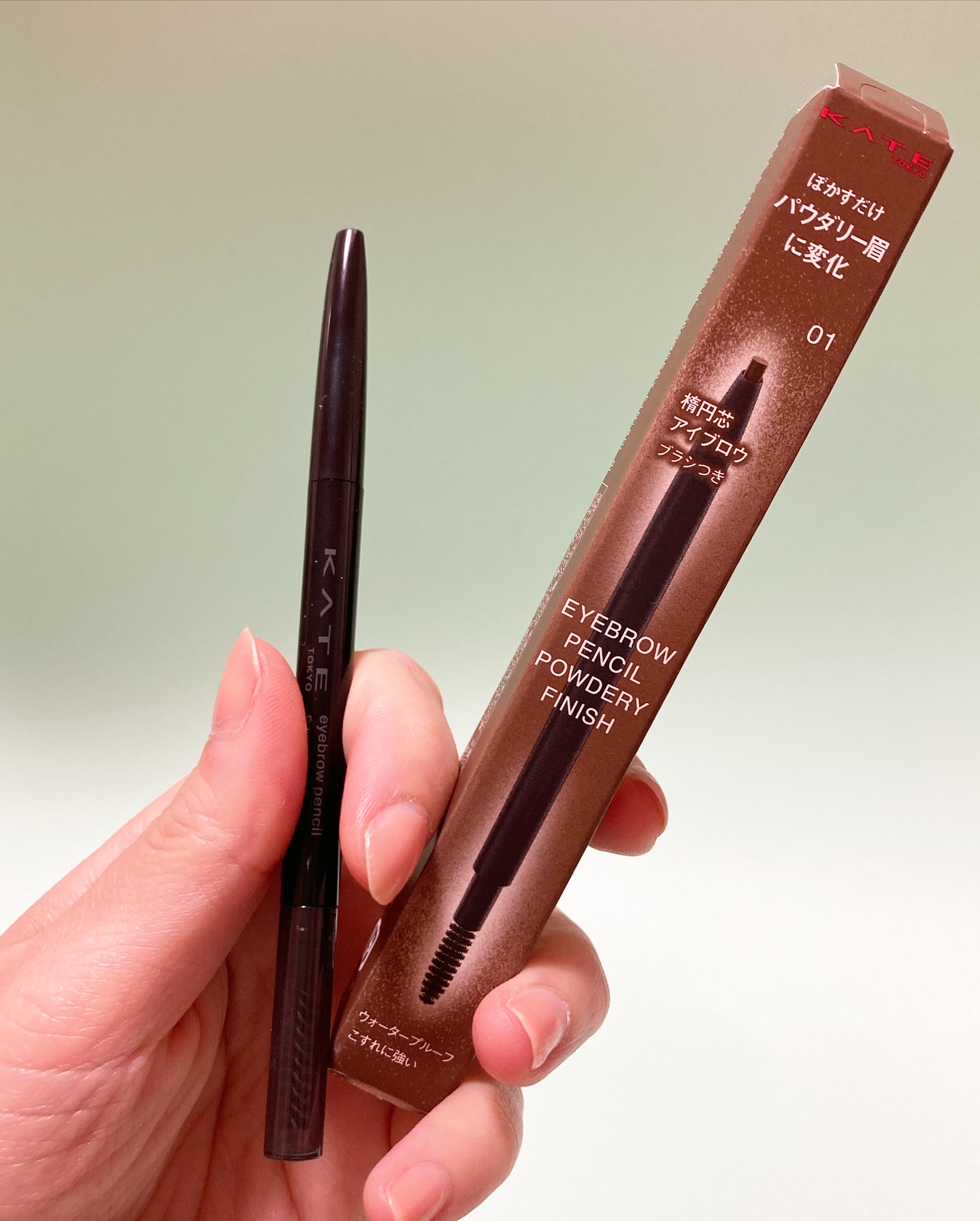 ケイト アイブロウペンシル(パウダリーフィニッシュ)/KATE/アイブロウペンシルを使ったクチコミ（2枚目）