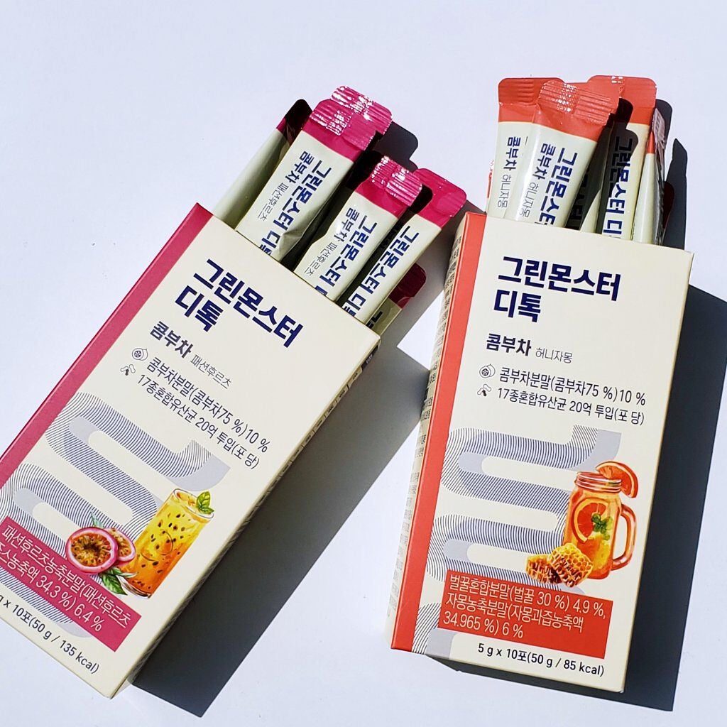 デトックスコンブ茶/グリーンモンスター/コンブチャを使ったクチコミ(2枚目)