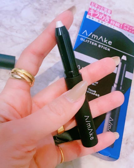エーメイク グリッタースティック/A/mAke/グリッターを使ったクチコミ(2枚目)