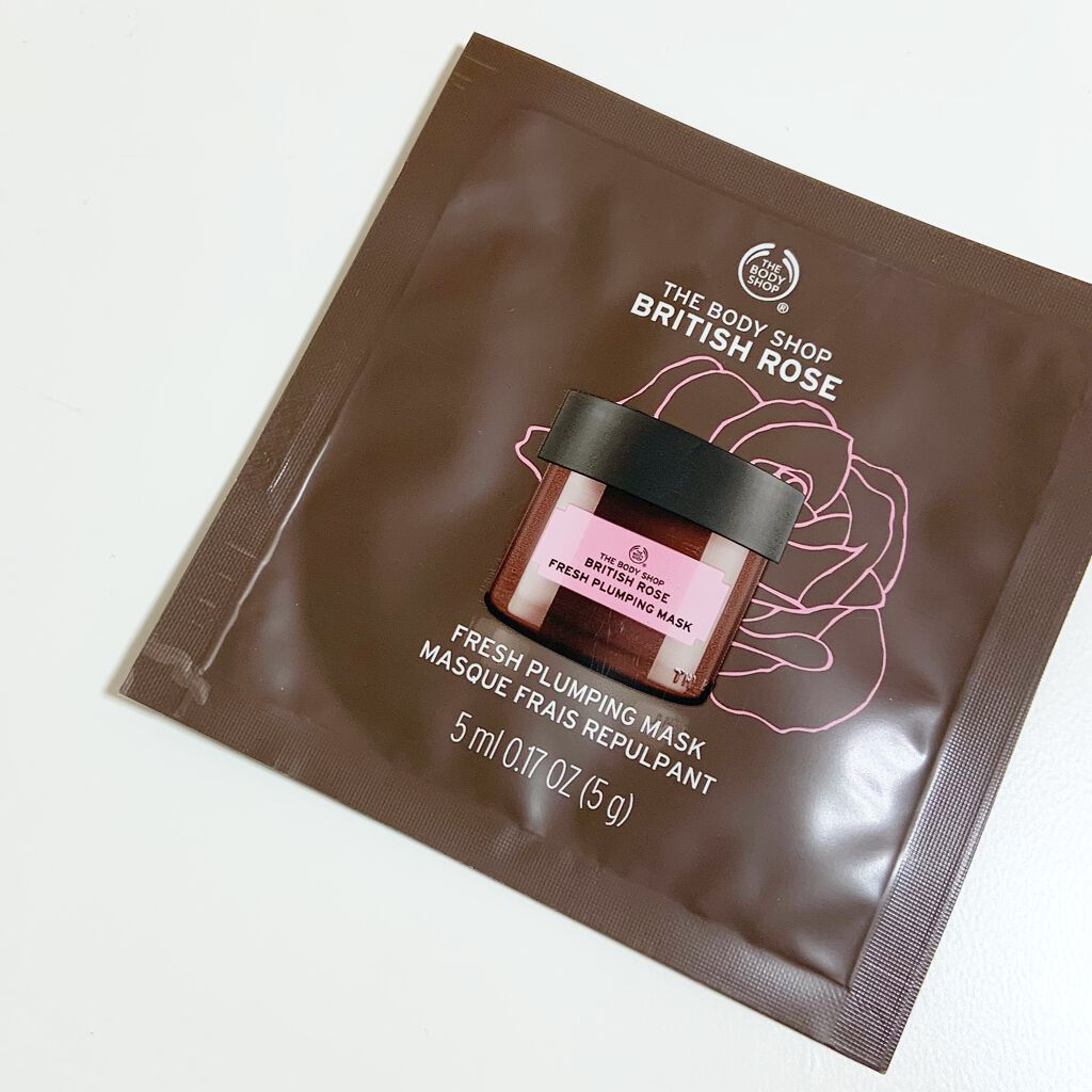 ブリティッシュ ローズ フレッシュプランピングマスク/THE BODY SHOP/洗い流すパック・マスクを使ったクチコミ（1枚目）