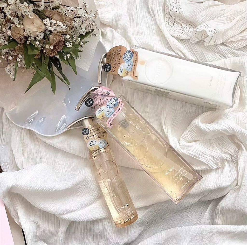 プルント モイストリッチ美容液シャンプー／モイストリッチリペア美容液トリートメント/Purunt./市販シャンプーを使ったクチコミ（1枚目）