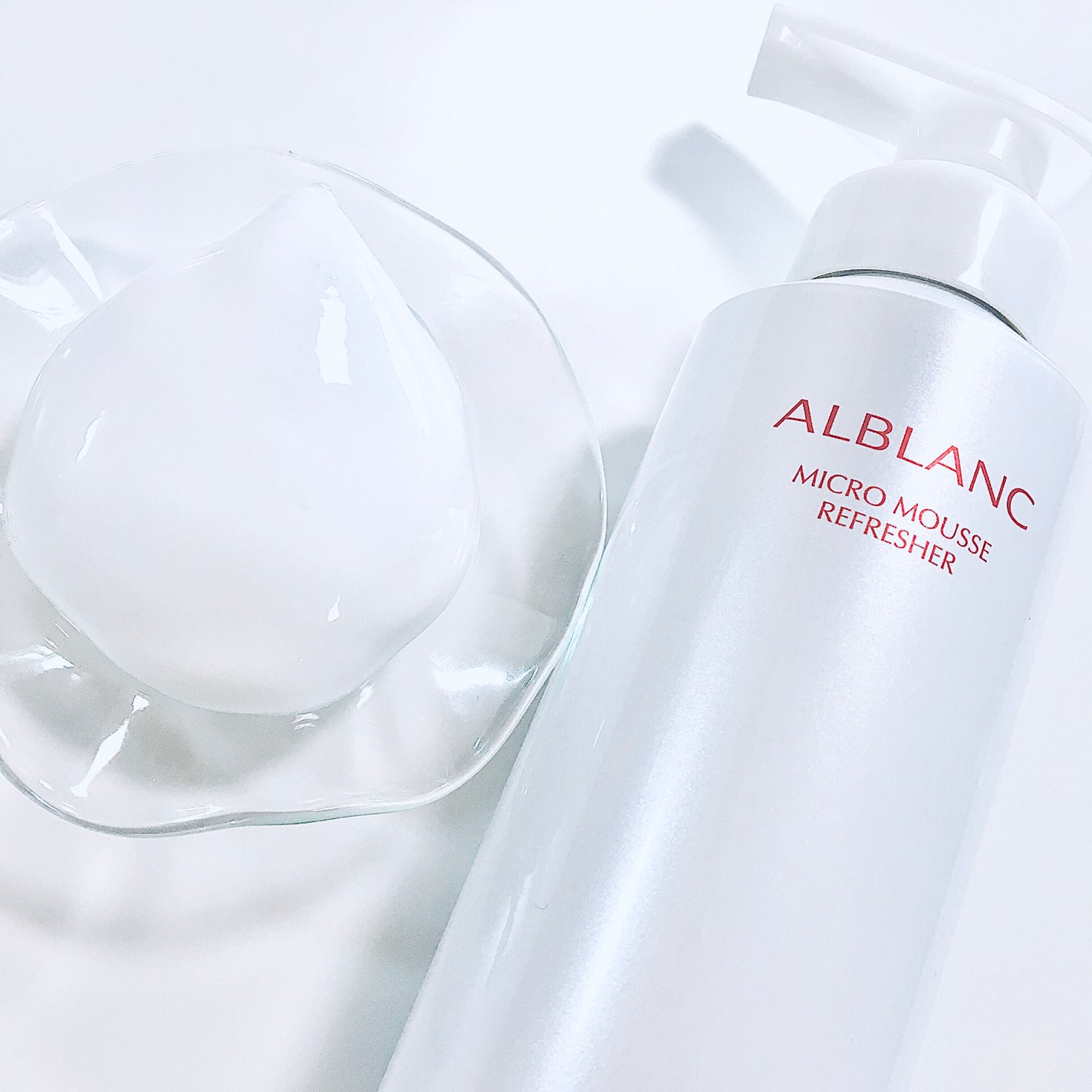 マイクロムース リフレッシャー/ALBLANC/泡洗顔を使ったクチコミ(1枚目)