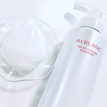 マイクロムース リフレッシャー/ALBLANC/泡洗顔を使ったクチコミ(1枚目)