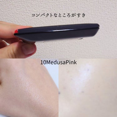 インナーグロウ チークパウダー 10 Medusa Pink/SHISEIDO/パウダーチークを使ったクチコミ（2枚目）