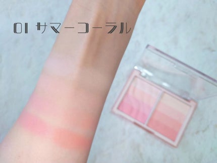 ブレンディングレイヤーチーク/dasique/パウダーチークを使ったクチコミ(3枚目)