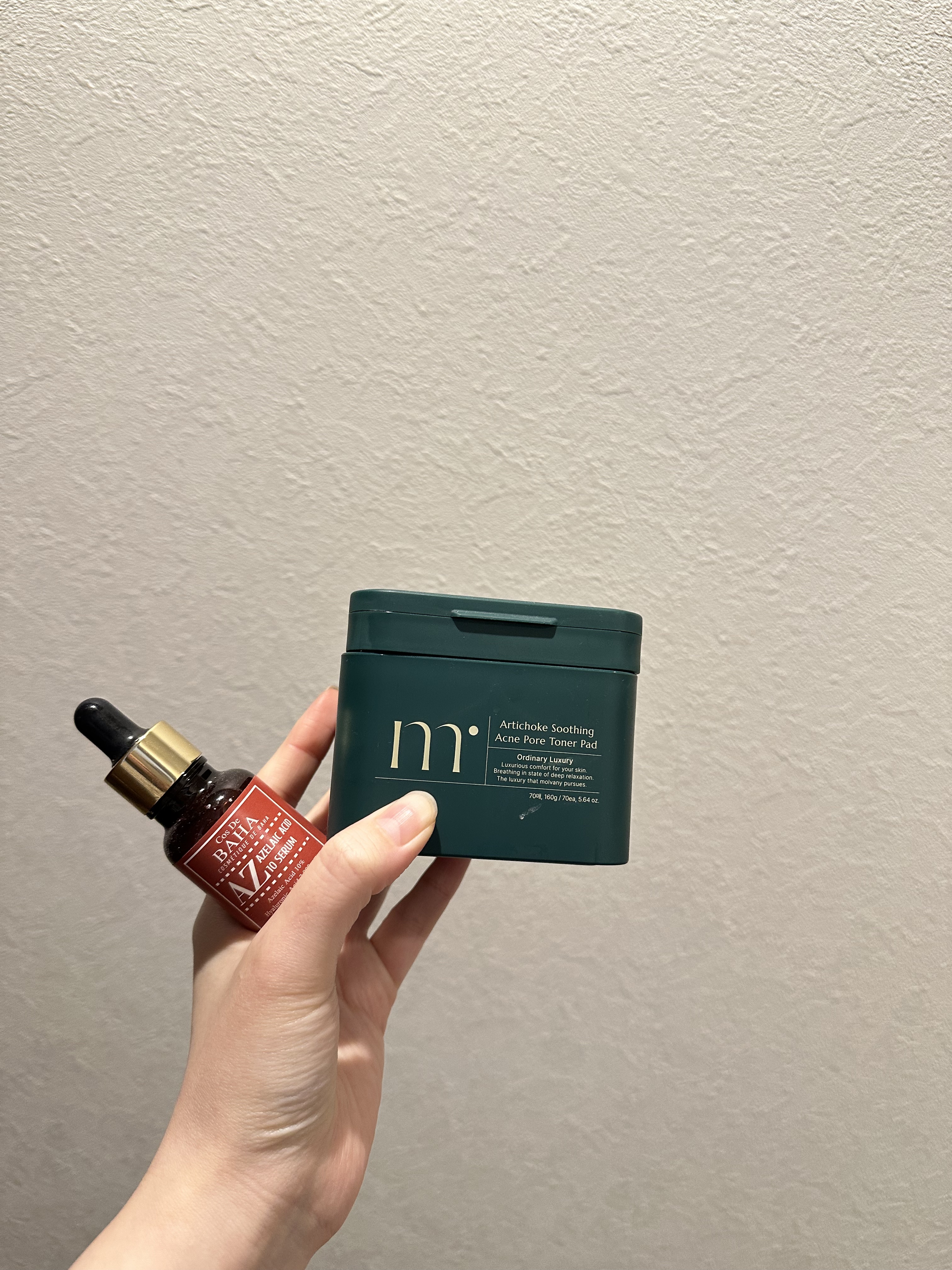 アーチチョーク スージング アクニ ポア トナーパッド/molvany/トナーパッドを使ったクチコミ（1枚目）