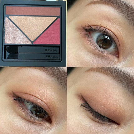 ダイメンションズ マルチエフェクト アイシャドウ/PRADA BEAUTY/アイシャドウパレットを使ったクチコミ(4枚目)