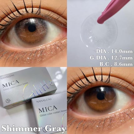 MICA.3month/NANA LENS/カラーコンタクトレンズを使ったクチコミ(4枚目)