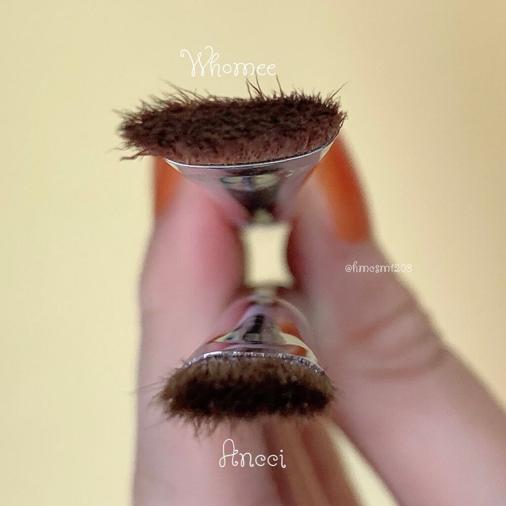 フーミー　アイブロウブラシ 熊野筆/WHOMEE/メイクブラシを使ったクチコミ（3枚目）