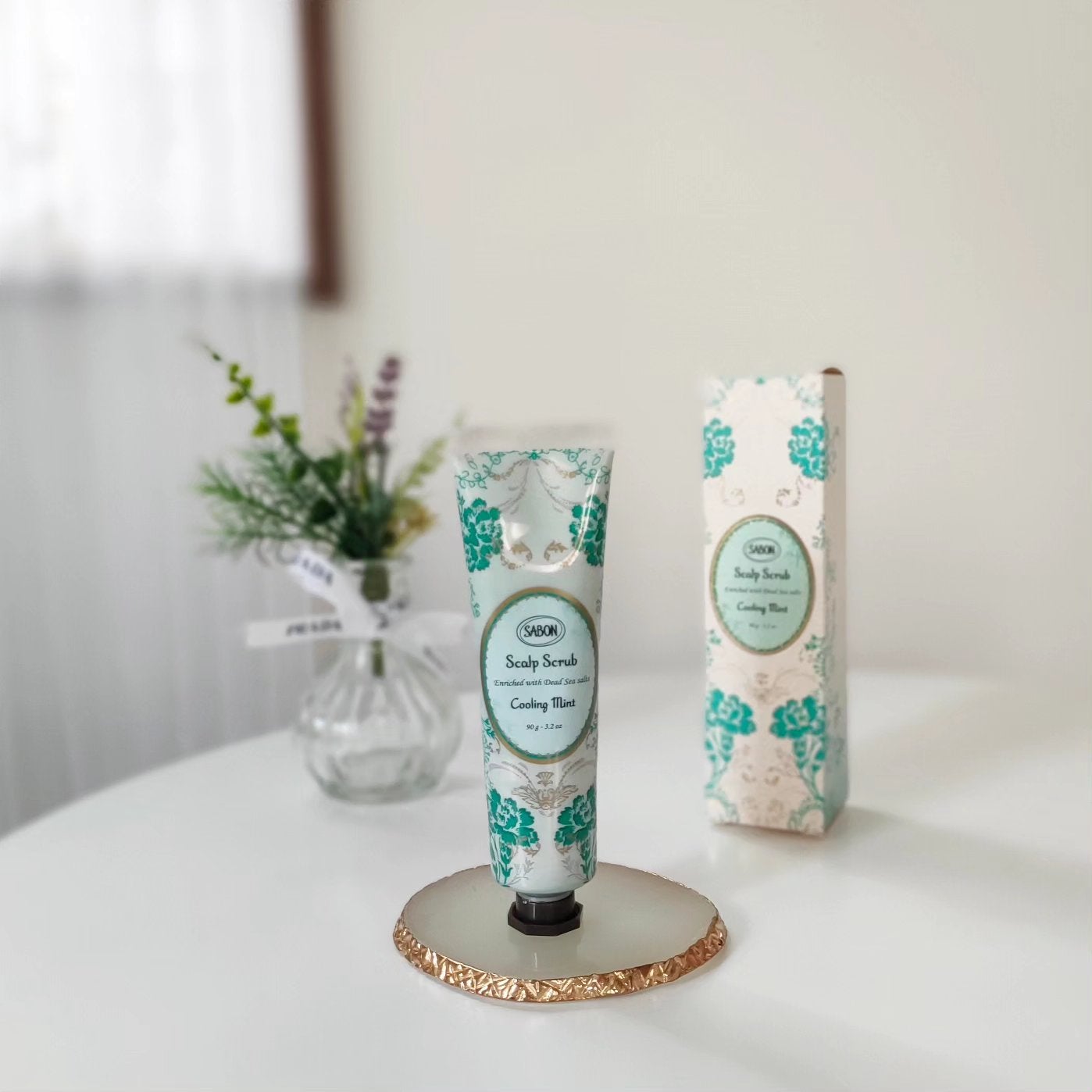 ヘッドスクラブ リフレッシング(ミント)/SABON/ヘッドスクラブを使ったクチコミ(4枚目)