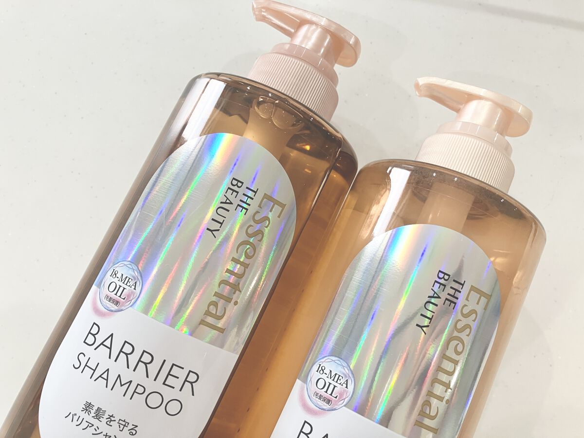 ザビューティ 髪のキメ美容素髪を守る バリアシャンプー/コンディショナー/エッセンシャル/シャンプー・コンディショナーを使ったクチコミ（2枚目）