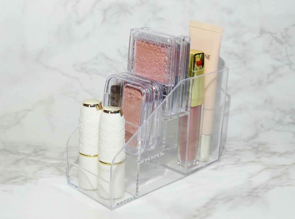 3段式クリアーケース/DAISO/その他化粧小物を使ったクチコミ（2枚目）