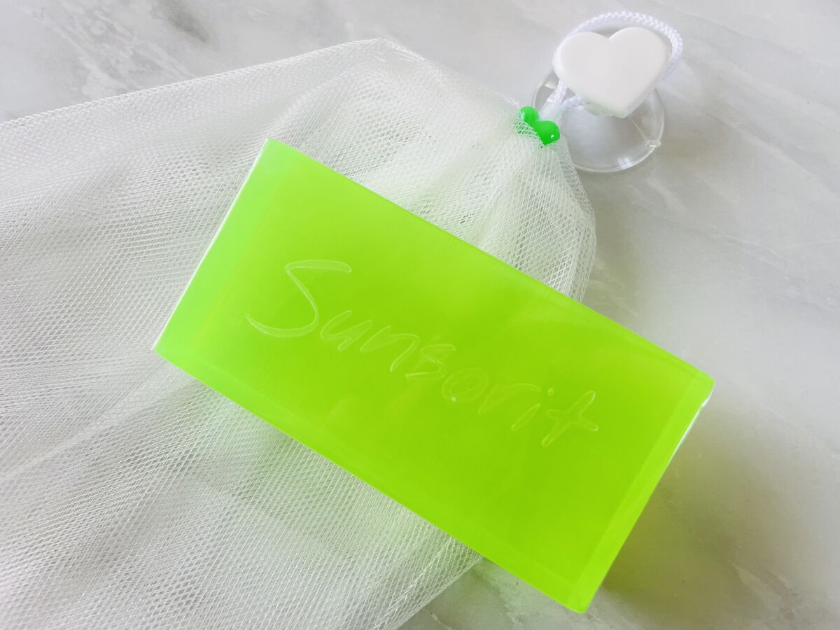 スキンピールバー AHA/サンソリット/洗顔石鹸を使ったクチコミ（1枚目）