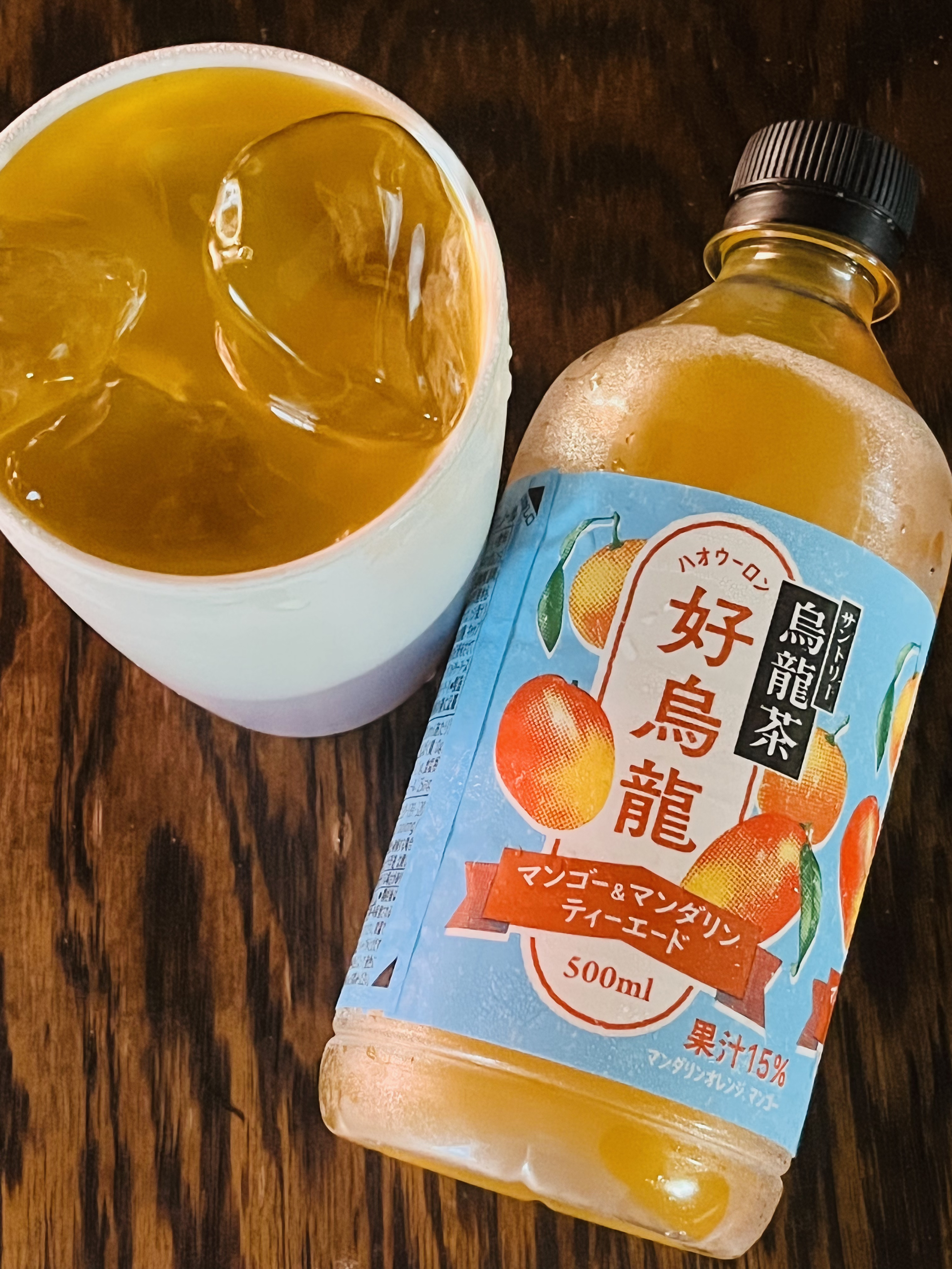 好烏龍マンゴー&マンダリンティーエイド/サントリー/ドリンクを使ったクチコミ（2枚目）