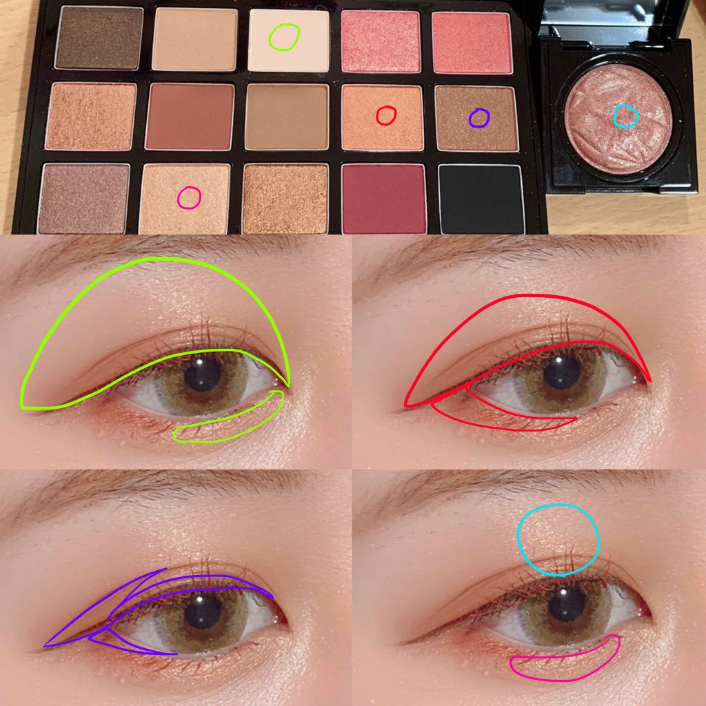 プレイカラーアイパレット レオパードランウェイ/ETUDE/アイシャドウパレットを使ったクチコミ（2枚目）