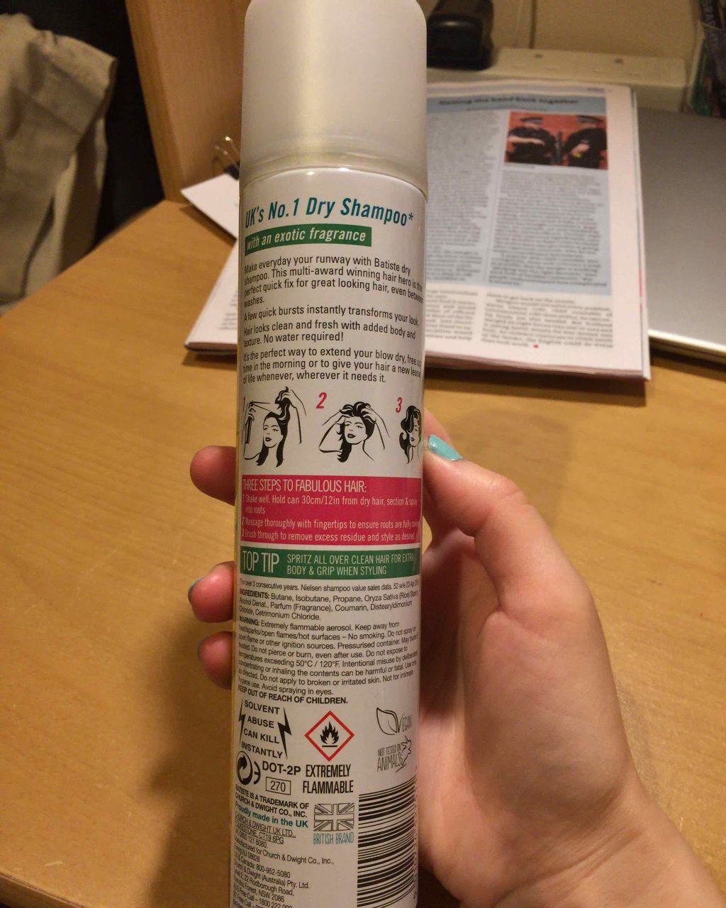 ドライシャンプー トロピカル/バティスト/ドライシャンプーを使ったクチコミ（2枚目）