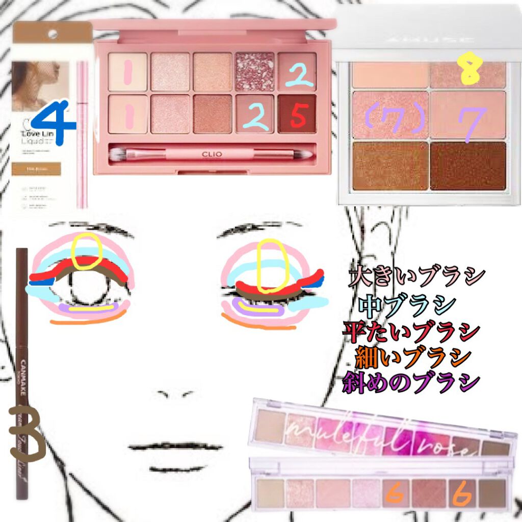 アイ ヴィーガン シアーパレット/AMUSE/アイシャドウパレットを使ったクチコミ（1枚目）