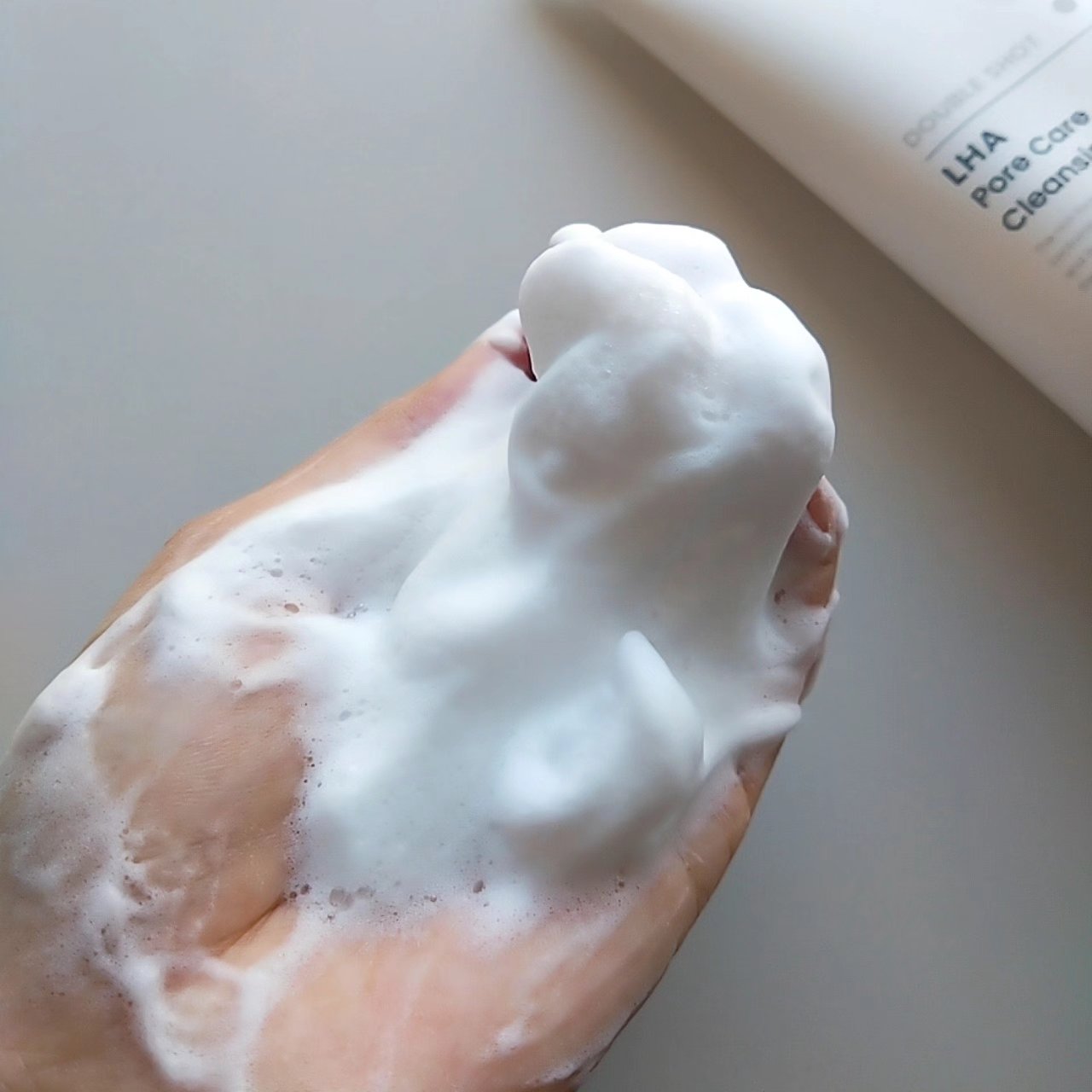 ダブルショットLHA毛穴ケアクレンジングフォーム /LUOKI/クレンジングクリームを使ったクチコミ（3枚目）