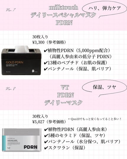 おもち♡スキンケア on LIPS 「PDRNについて簡単にまとめたよ🫡サーモン由来のものだったり、..」(6枚目)