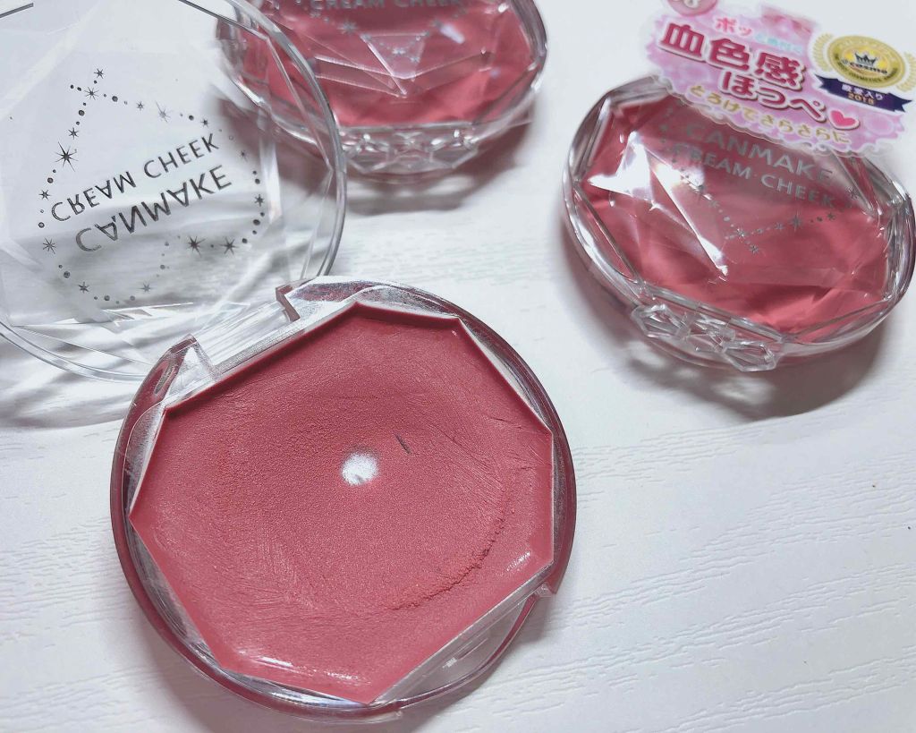 クリームチーク/キャンメイク/ジェル・クリームチークを使ったクチコミ(1枚目)