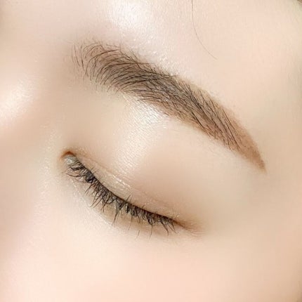 ダブルエンドアイブロウブラシ熊野筆/&be/メイクブラシを使ったクチコミ(4枚目)