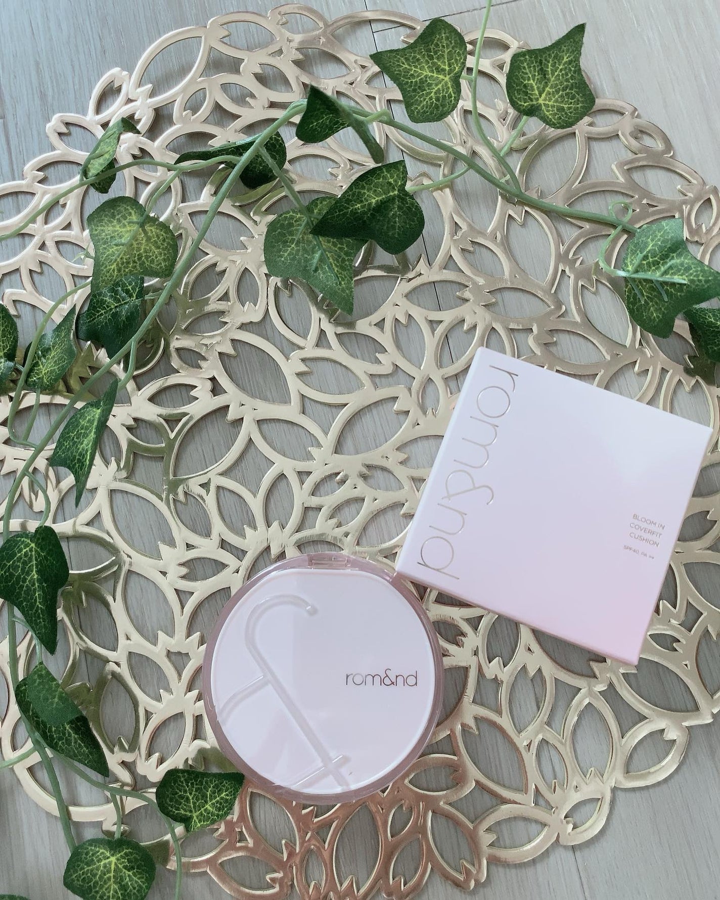 ブルームインカバーフィットクッション/rom&nd/クッションファンデーションを使ったクチコミ(1枚目)