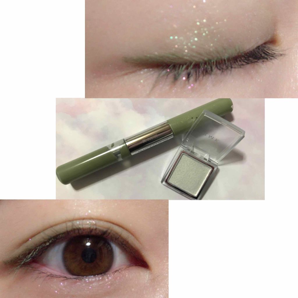 Wウォーターアイズ カラーインク/RMK/リキッドアイシャドウを使ったクチコミ(1枚目)