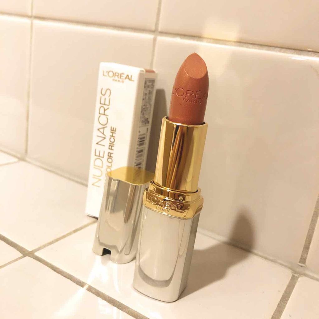 カラーリッシュ ルルージュ  ヌードナクレ コレクション/ロレアル パリ/口紅を使ったクチコミ（2枚目）