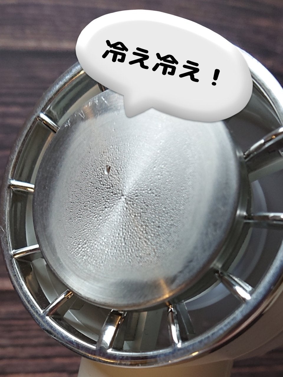 ペルチェ冷却機能ハンディファン カラビナ付/ライフオンプロダクツ/その他を使ったクチコミ(4枚目)