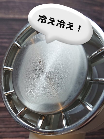 ペルチェ冷却機能ハンディファン カラビナ付/ライフオンプロダクツ/その他を使ったクチコミ(4枚目)