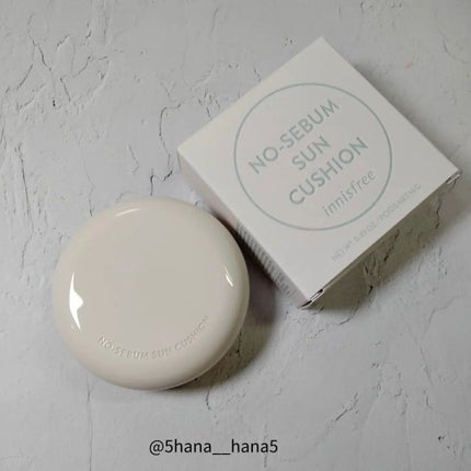 ノーセバム サンクッション/innisfree/日焼け止め・UVケアを使ったクチコミ(5枚目)