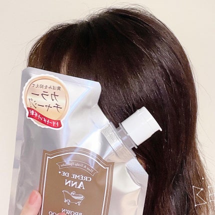 クレムドアン ブラウンクリームシャンプー/creme de Ann/市販シャンプーを使ったクチコミ(6枚目)