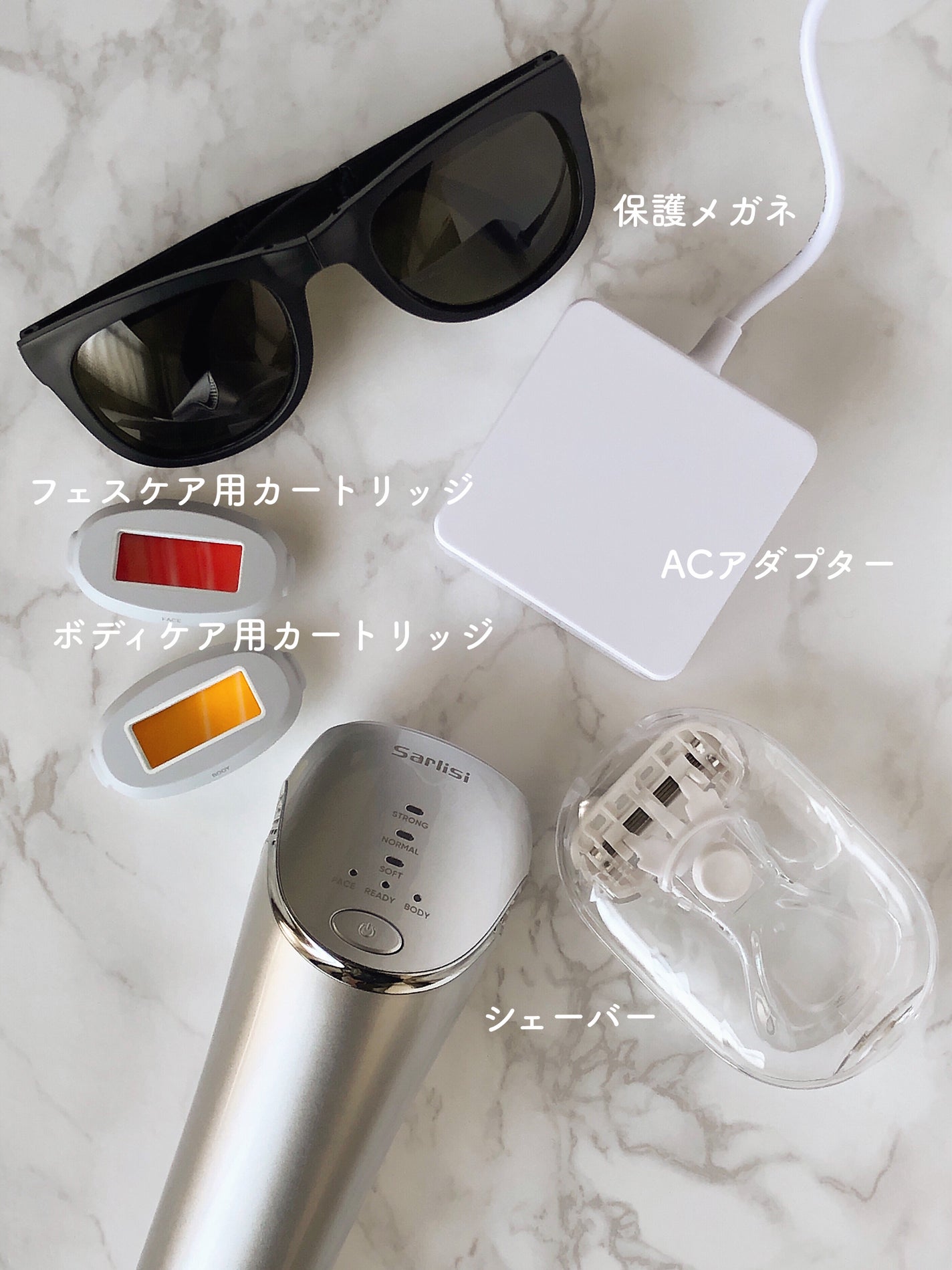 冷風式IPL脱毛器/Sarlisi/家庭用脱毛器を使ったクチコミ(2枚目)