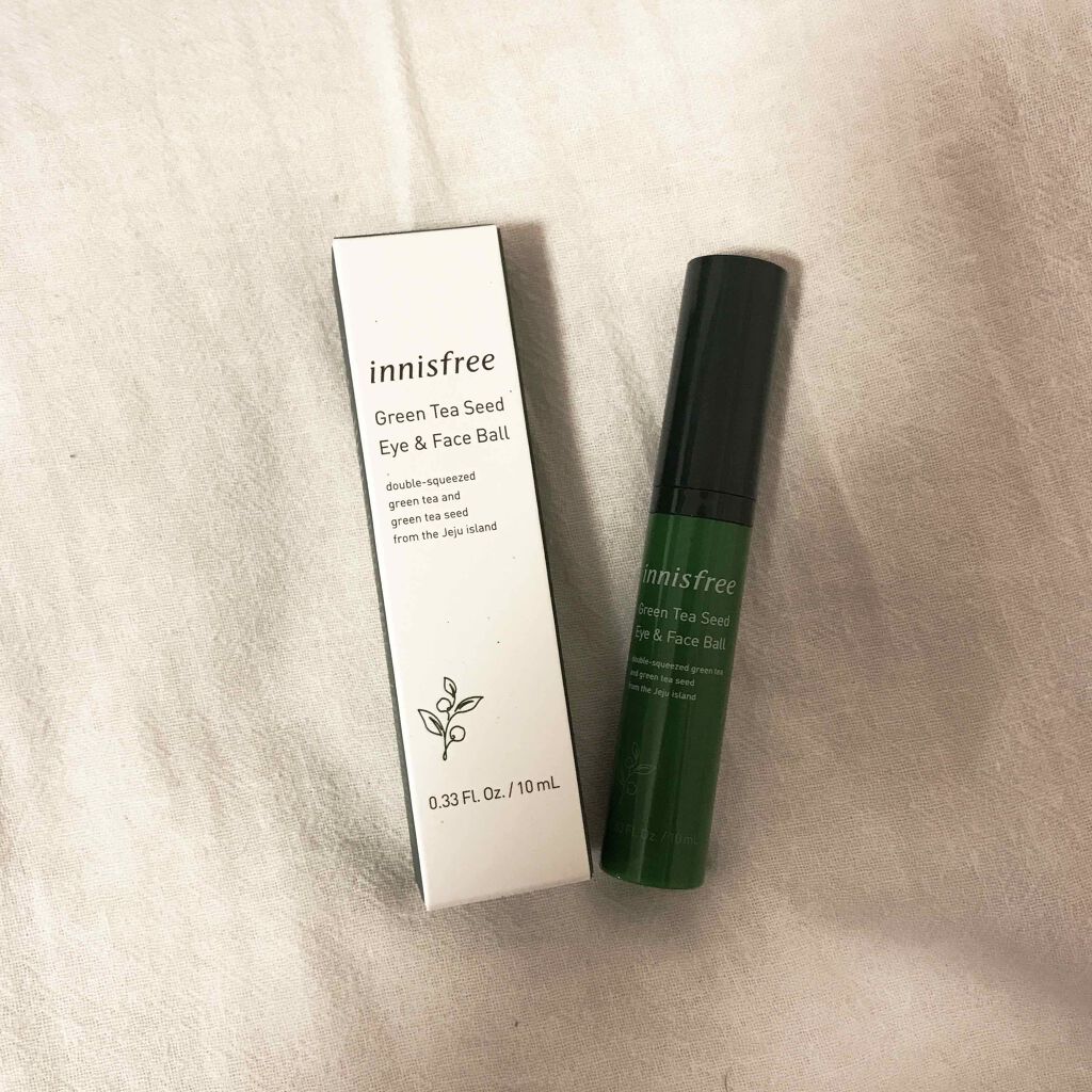 グリーンティーシード アイ＆フェイスボール/innisfree/美容液を使ったクチコミ（1枚目）