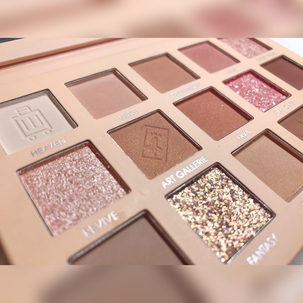 GO TRAVEL 15色アイシャドウパレット/FOCALLURE/アイシャドウパレットを使ったクチコミ(2枚目)