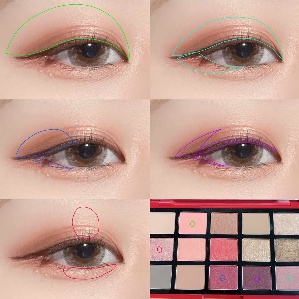 プレイカラーアイパレット ベストラブ/ETUDE/アイシャドウパレットを使ったクチコミ(2枚目)