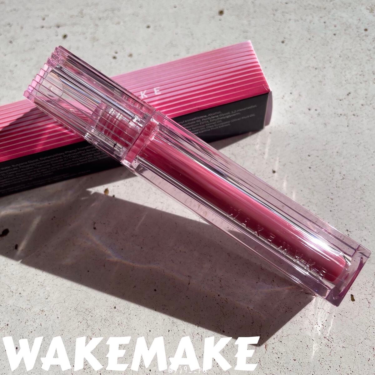 ウォーターカラーリングピュアティント/wakemake/リップティントを使ったクチコミ(1枚目)