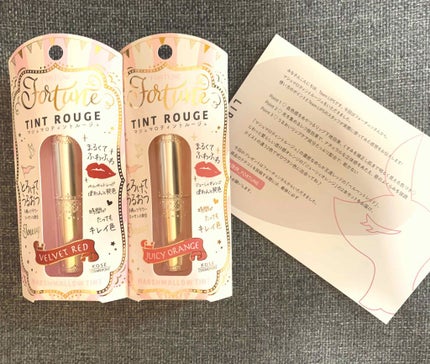 マシュマロティントルージュ/フォーチュン/リップティントを使ったクチコミ(2枚目)