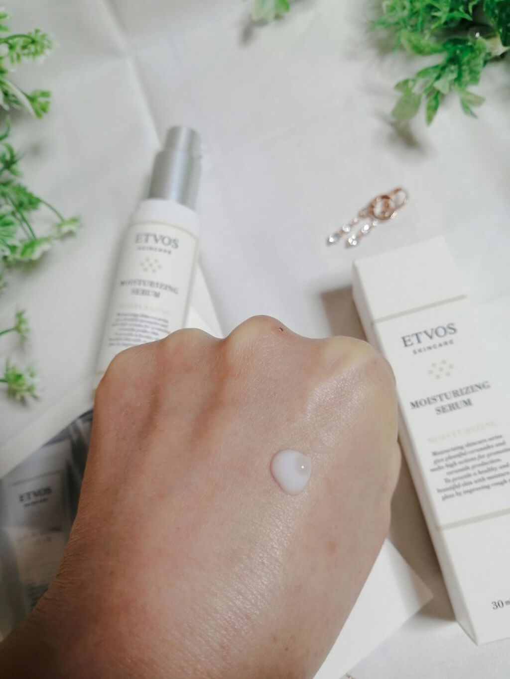 モイスチャライジングセラム/エトヴォス/美容液を使ったクチコミ（3枚目）