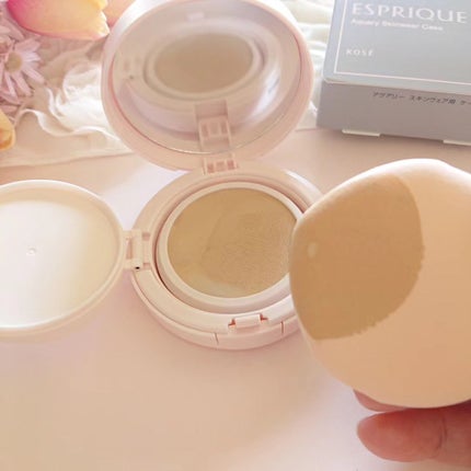 アクアリー スキンウェア カバー/ESPRIQUE/クッションファンデーションを使ったクチコミ(3枚目)