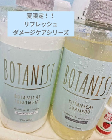 ボタニカルリフレッシュトリートメントダメージケア 2020/BOTANIST/シャンプー・コンディショナーを使ったクチコミ（1枚目）