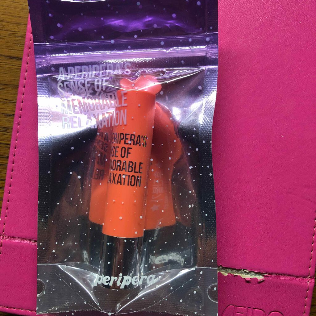 【限定】 ASMR シュガーキャンデー ティント スティック/PERIPERA/口紅を使ったクチコミ（1枚目）